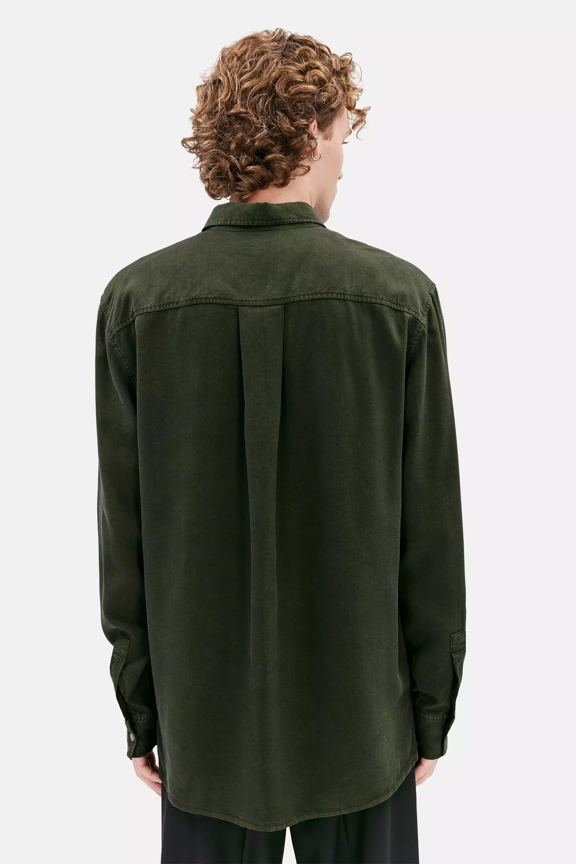 Elvine Ossian Shelter Green Shirt Hemd Herren dunkelgrün